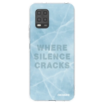 Picasee silikonowe przeźroczyste etui na Xiaomi Mi 10 Lite - SILENCE