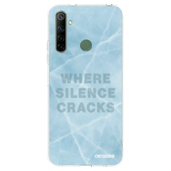 Picasee silikonowe przeźroczyste etui na Realme 6i - SILENCE