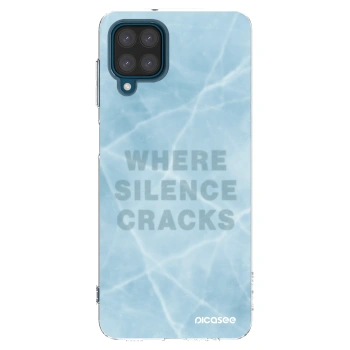 Picasee silikonowe przeźroczyste etui na Samsung Galaxy A12 A125F - SILENCE