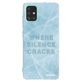 Picasee silikonowe przeźroczyste etui na Samsung Galaxy M31s - SILENCE