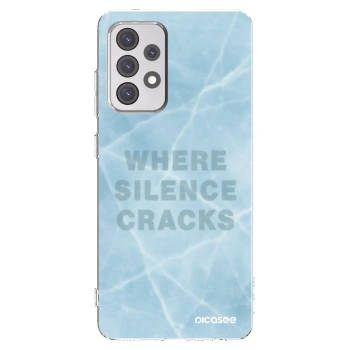 Picasee silikonowe przeźroczyste etui na Samsung Galaxy A52 5G A525F - SILENCE