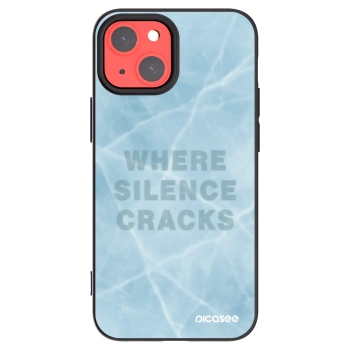 Picasee silikonowe czarne etui na Apple iPhone 13 mini - SILENCE