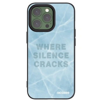 Picasee silikonowe czarne etui na Apple iPhone 13 Pro - SILENCE