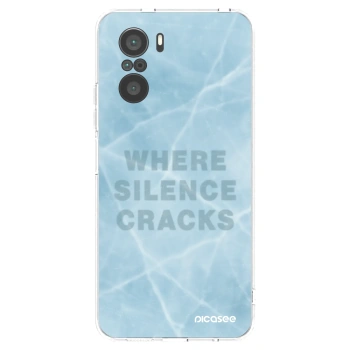Picasee silikonowe przeźroczyste etui na Xiaomi Poco F3 - SILENCE