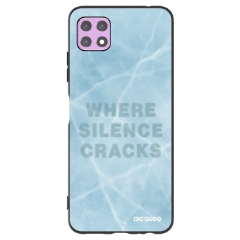 Picasee silikonowe czarne etui na Samsung Galaxy A22 A226B 5G - SILENCE