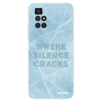 Picasee silikonowe przeźroczyste etui na Xiaomi Redmi 10 - SILENCE