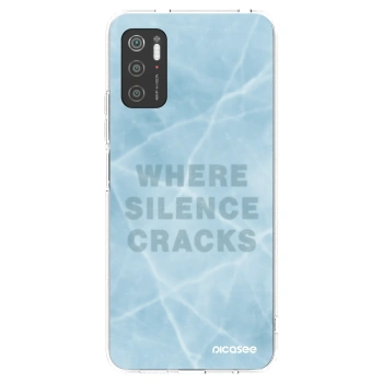 Picasee silikonowe przeźroczyste etui na Xiaomi Poco M3 Pro 5G - SILENCE