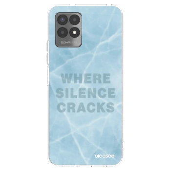 Picasee silikonowe przeźroczyste etui na Realme 8i - SILENCE