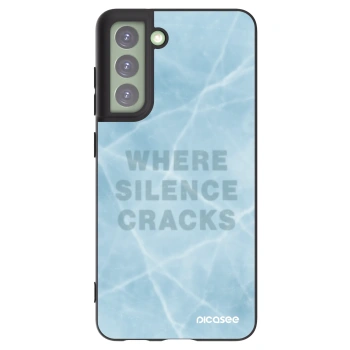 Picasee silikonowe czarne etui na Samsung Galaxy S21 FE 5G - SILENCE
