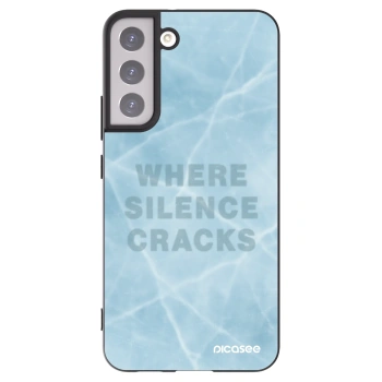 Picasee silikonowe czarne etui na Samsung Galaxy S22+ 5G - SILENCE