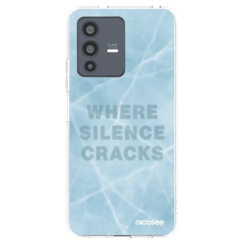 Picasee silikonowe przeźroczyste etui na Vivo V23 5G - SILENCE