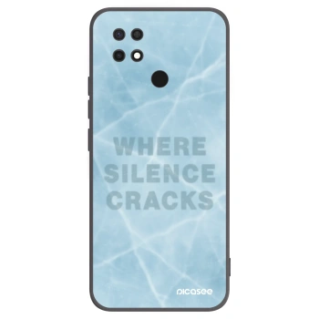Picasee silikonowe czarne etui na Xiaomi Redmi 10C - SILENCE