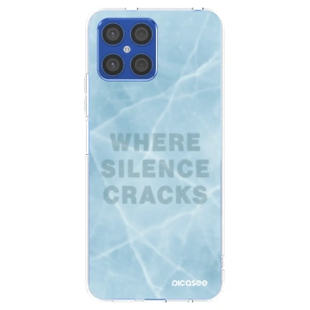 Picasee silikonowe przeźroczyste etui na Honor X8 4G - SILENCE