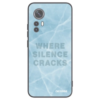 Picasee silikonowe czarne etui na Xiaomi 12X - SILENCE
