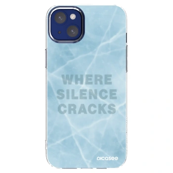 Picasee silikonowe przeźroczyste etui na Apple iPhone 14 Plus - SILENCE