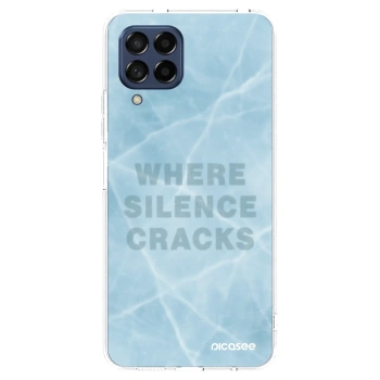 Picasee silikonowe przeźroczyste etui na Samsung Galaxy M53 5G - SILENCE