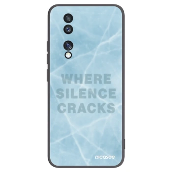 Picasee silikonowe czarne etui na Honor 70 - SILENCE