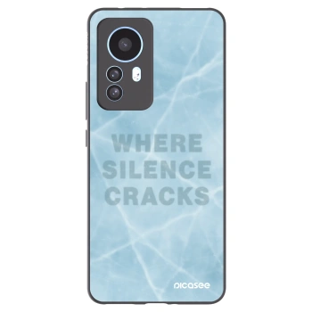 Picasee silikonowe czarne etui na Xiaomi 12T Pro - SILENCE