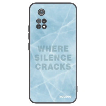 Picasee silikonowe czarne etui na Xiaomi Poco M4 Pro - SILENCE