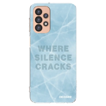 Picasee silikonowe przeźroczyste etui na Samsung Galaxy A23 A236B 5G - SILENCE