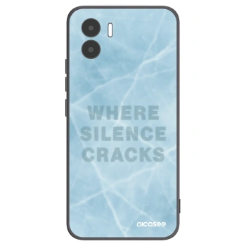 Picasee silikonowe czarne etui na Xiaomi Redmi A1 - SILENCE