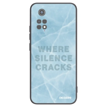 Picasee silikonowe czarne etui na Xiaomi Redmi Note 11S 5G - SILENCE