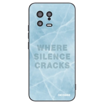 Picasee silikonowe czarne etui na Xiaomi 13 - SILENCE