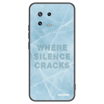 Picasee silikonowe czarne etui na Xiaomi 13 Pro - SILENCE