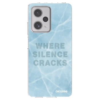 Picasee silikonowe przeźroczyste etui na Xiaomi Redmi Note 12 Pro+ 5G - SILENCE