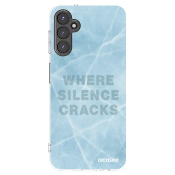 Picasee silikonowe przeźroczyste etui na Samsung Galaxy A14 4G A145R - SILENCE