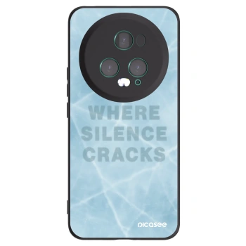 Picasee silikonowe czarne etui na Honor Magic5 Pro - SILENCE