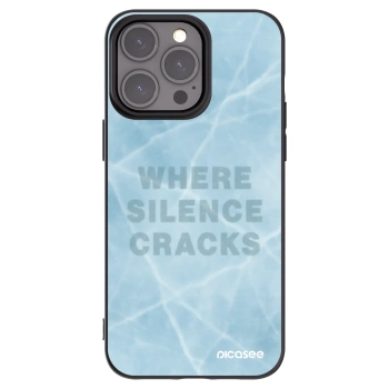 Picasee silikonowe czarne etui na Apple iPhone 15 Pro Max - SILENCE