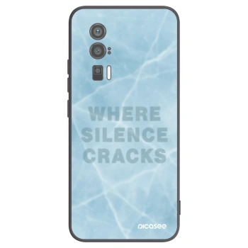 Picasee silikonowe czarne etui na Xiaomi Poco F5 Pro 5G - SILENCE