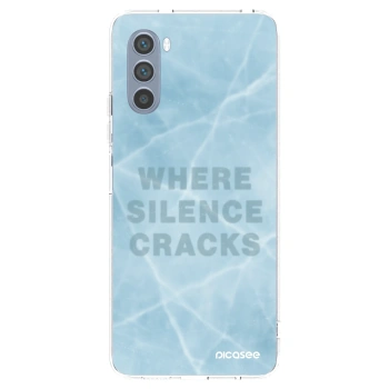 Picasee silikonowe przeźroczyste etui na Motorola Moto G62 - SILENCE