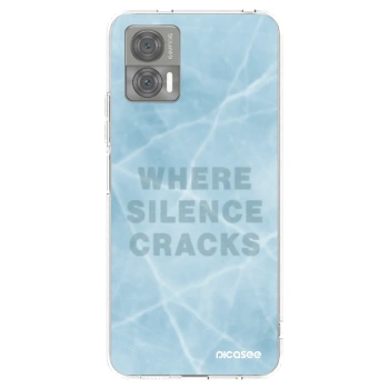 Picasee silikonowe przeźroczyste etui na Motorola Edge 30 Neo - SILENCE