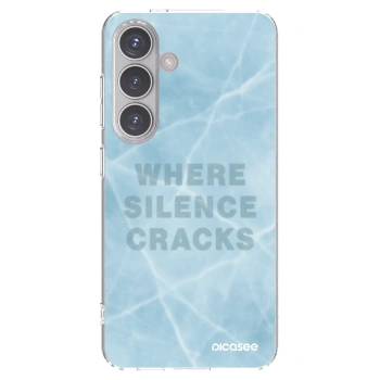 Picasee silikonowe przeźroczyste etui na Samsung Galaxy S24 S921B 5G - SILENCE