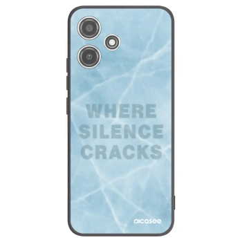 Picasee silikonowe czarne etui na Xiaomi Redmi 12 5G - SILENCE