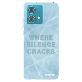 Picasee silikonowe przeźroczyste etui na Motorola Edge 40 Neo - SILENCE