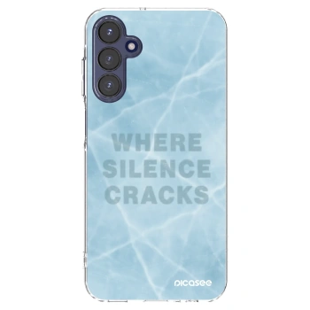 Picasee silikonowe przeźroczyste etui na Samsung Galaxy A15 A155F 4G - SILENCE