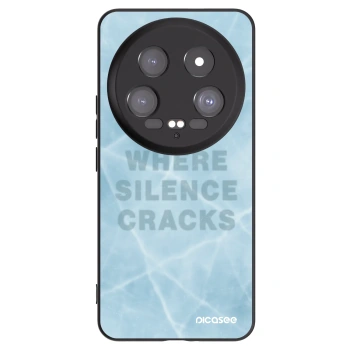 Picasee silikonowe czarne etui na Xiaomi 14 Ultra - SILENCE