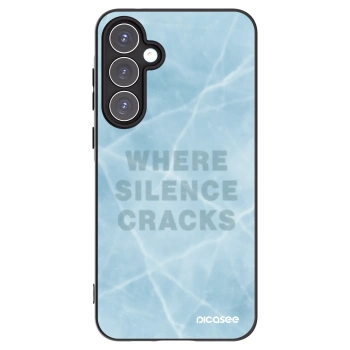 Picasee silikonowe czarne etui na Samsung Galaxy A55 5G A556B - SILENCE