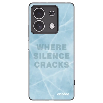 Picasee silikonowe czarne etui na Xiaomi Redmi Note 13 4G - SILENCE