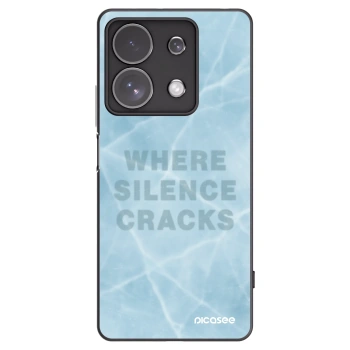 Picasee silikonowe czarne etui na Xiaomi Redmi Note 13 Pro 4G - SILENCE