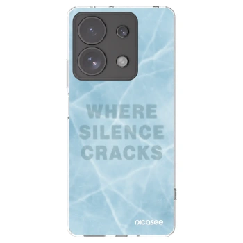Picasee silikonowe przeźroczyste etui na Xiaomi Redmi Note 13 Pro 4G - SILENCE