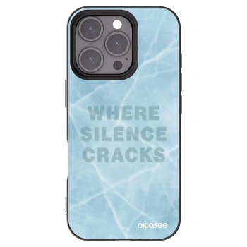Picasee silikonowe czarne etui na Apple iPhone 16 Pro - SILENCE