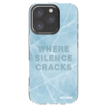 Picasee silikonowe przeźroczyste etui na Apple iPhone 16 Pro - SILENCE