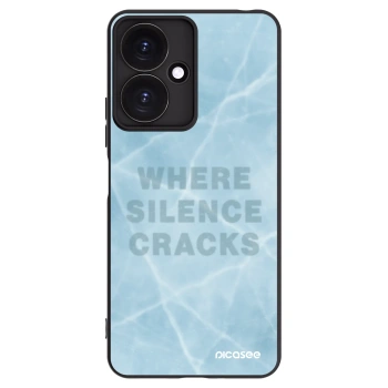 Picasee silikonowe czarne etui na Xiaomi Redmi 13C 5G - SILENCE