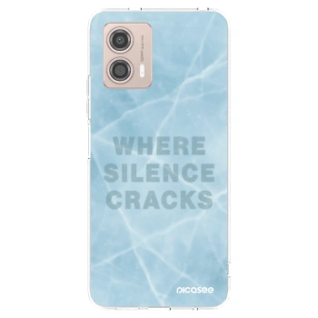 Picasee silikonowe przeźroczyste etui na Motorola Moto G53 5G - SILENCE