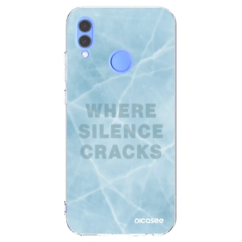 Picasee silikonowe przeźroczyste etui na Honor 10 Lite - SILENCE