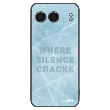 Picasee silikonowe czarne etui na OnePlus Nord 4 - SILENCE